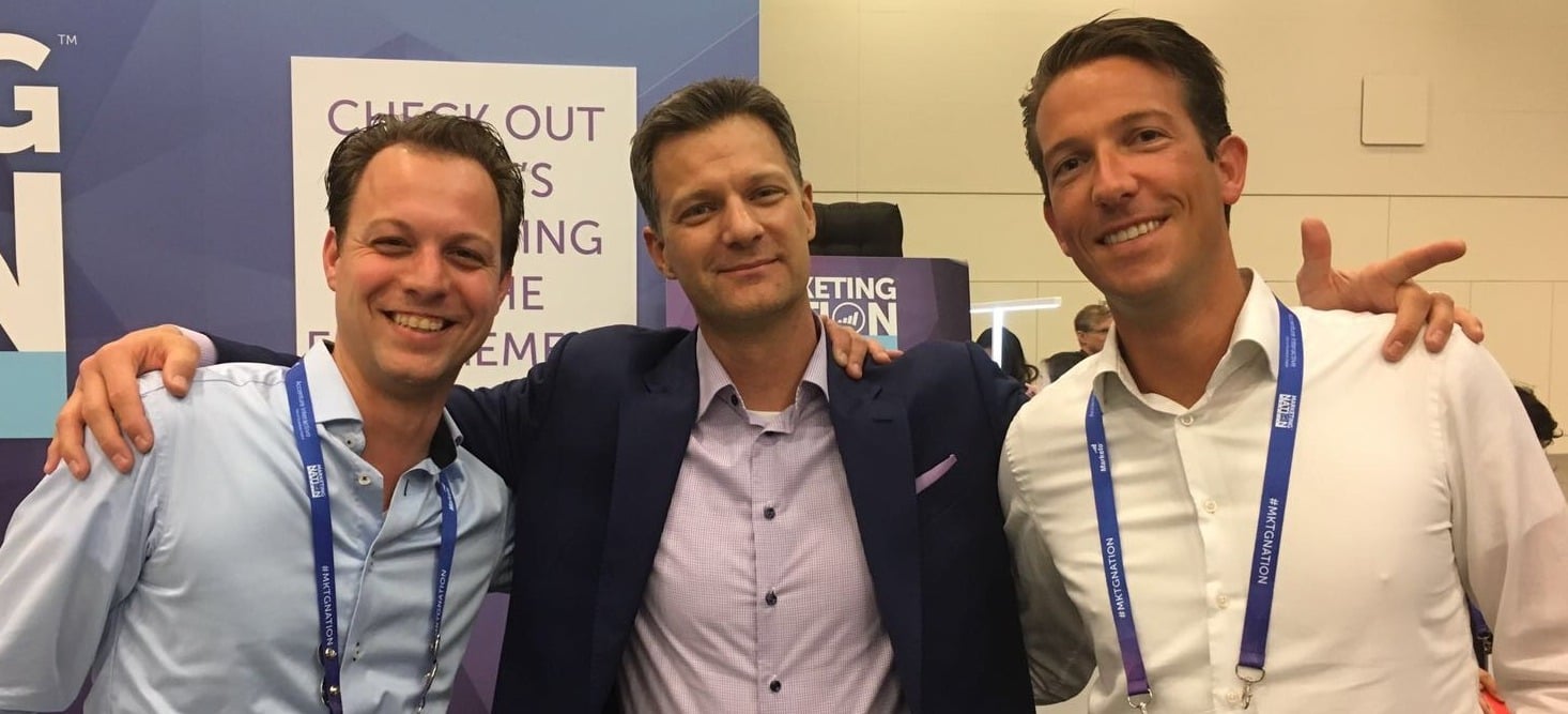 The early days: Marketo CEO Steve Lucas with community champs